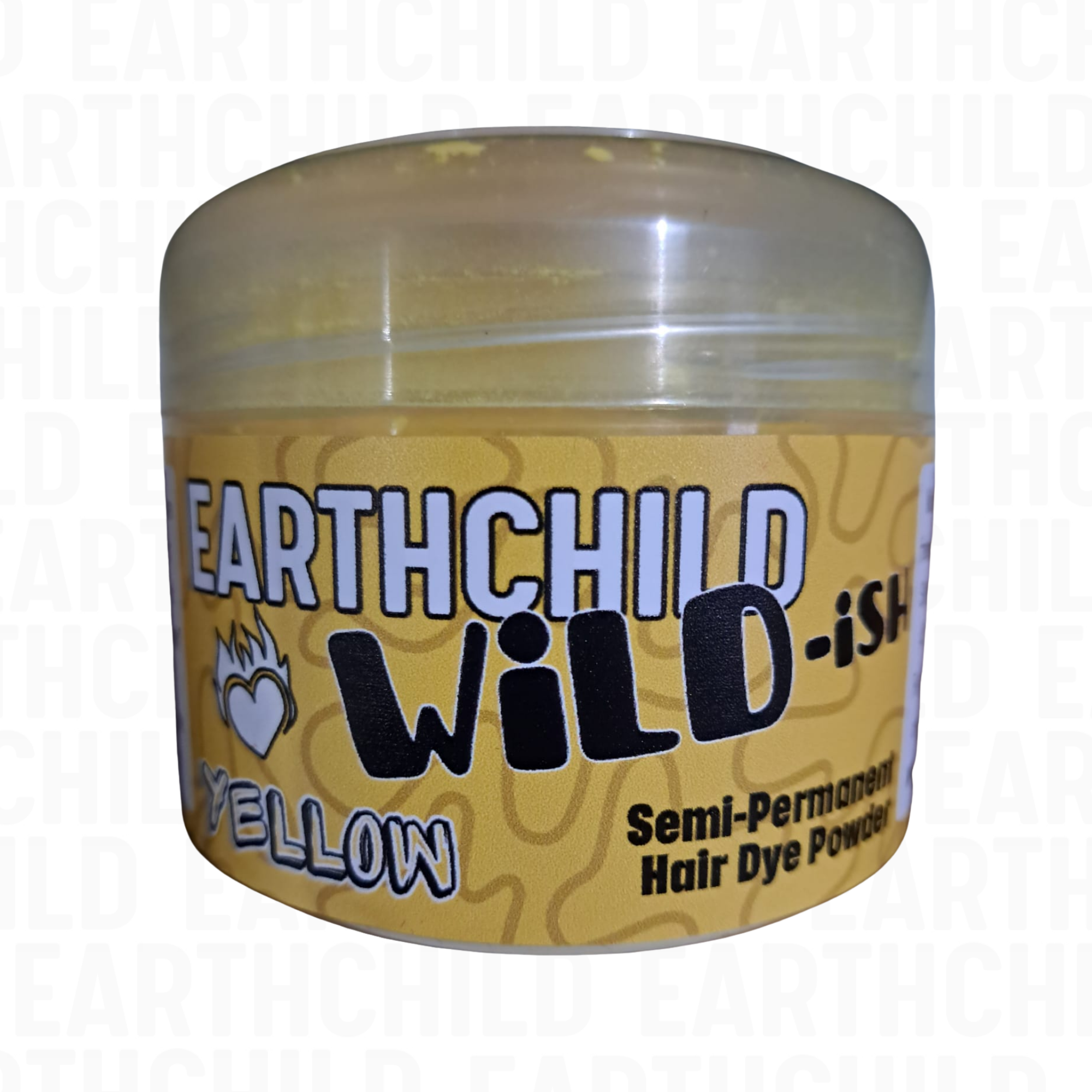 Yellow Semi-Permanent Hair Dye Powder 100g