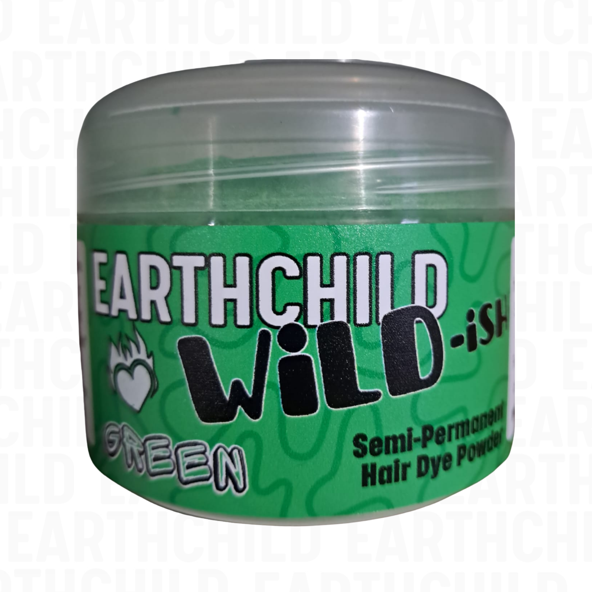 Green Semi-Permanent Hair Dye Powder 100g